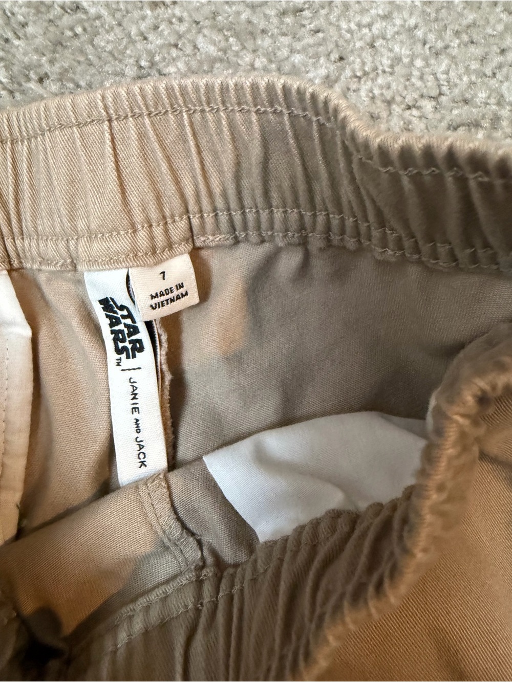 Janie and Jack Star Wars Khaki Pants - Picture 5 of 5